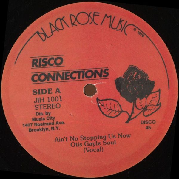 Risco Connections — Ain't No Stopping Us Now (Version) vinyl cover