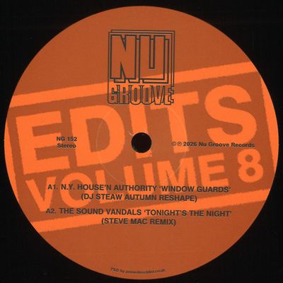 Various — Nu Groove Edits, Vol. 8 vinyl cover