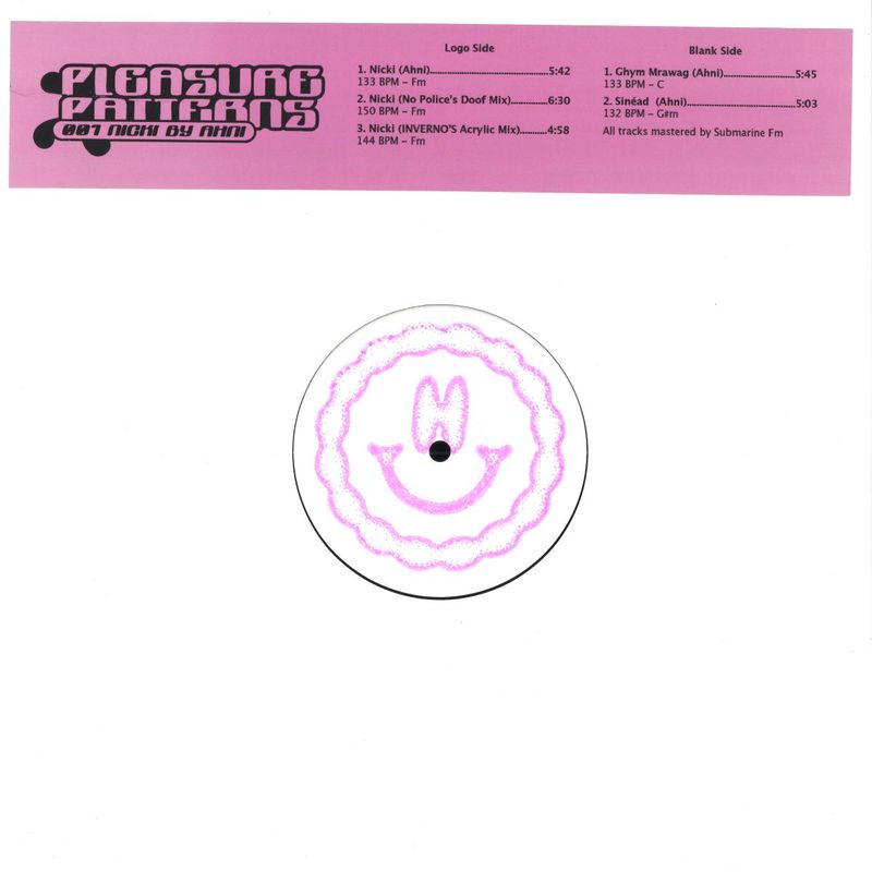 Ahni — Nicki vinyl cover