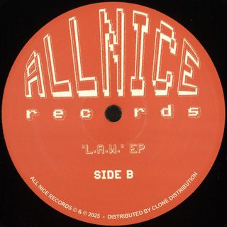 Dj Overdose — L.A.W. vinyl cover