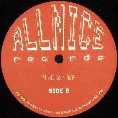 Dj Overdose — L.A.W. vinyl cover