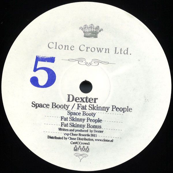Dexter — Space Booty/ Fat Skinny People vinyl cover