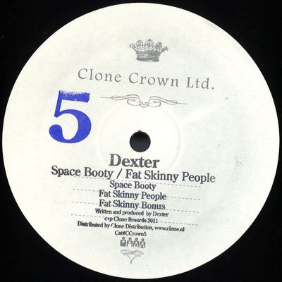 Dexter — Space Booty/ Fat Skinny People vinyl cover
