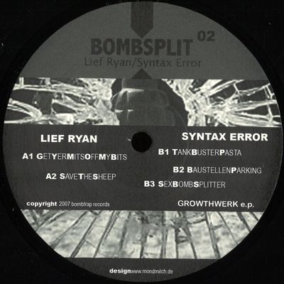 Lief Ryan, Syntax Error — Ep vinyl cover