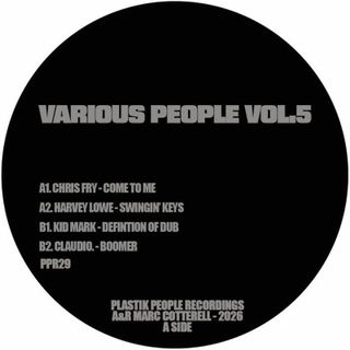 Chris Fry, Harvey Lowe, Kid Mark, Claudio — Various People Vol 5 vinyl cover