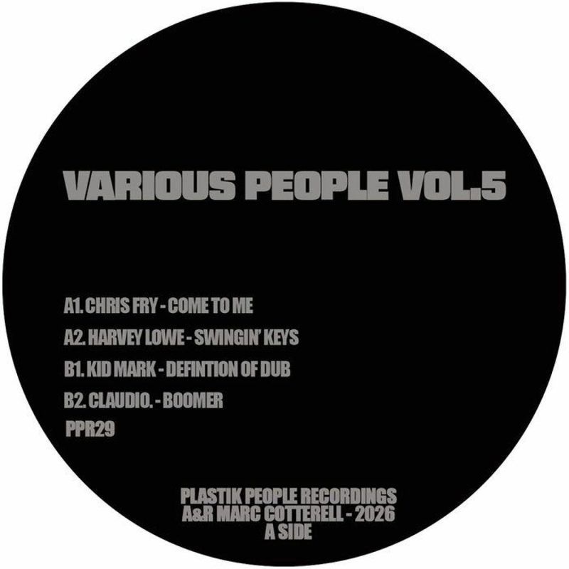 Chris Fry, Harvey Lowe, Kid Mark, Claudio — Various People Vol 5 vinyl cover