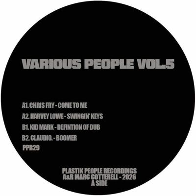 Chris Fry, Harvey Lowe, Kid Mark, Claudio — Various People Vol 5 vinyl cover