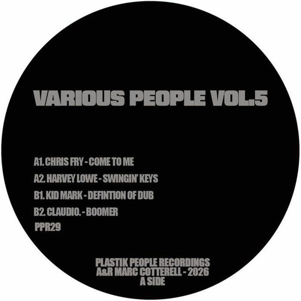 Chris Fry, Harvey Lowe, Kid Mark, Claudio — Various People Vol 5 vinyl cover