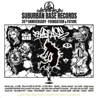 Various — SUBURBAN BASE RECORDS 35th ANNIVERSARY LP 4x12" vinyl cover