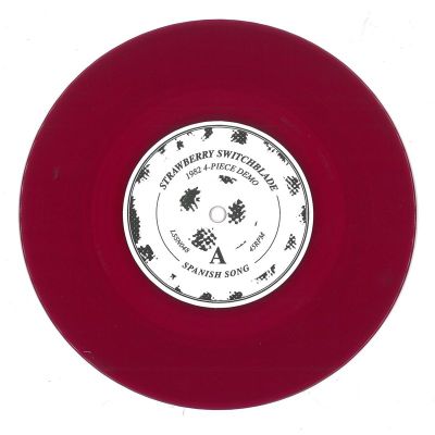 Strawberry Switchblade — 1982 4 Piece Demo 7" vinyl cover