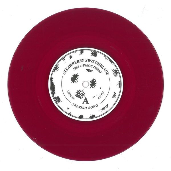 Strawberry Switchblade — 1982 4 Piece Demo 7" vinyl cover