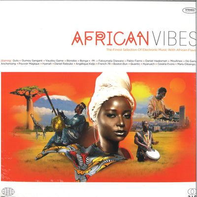 Various — AFRICAN VIBES LP 2x12" vinyl cover