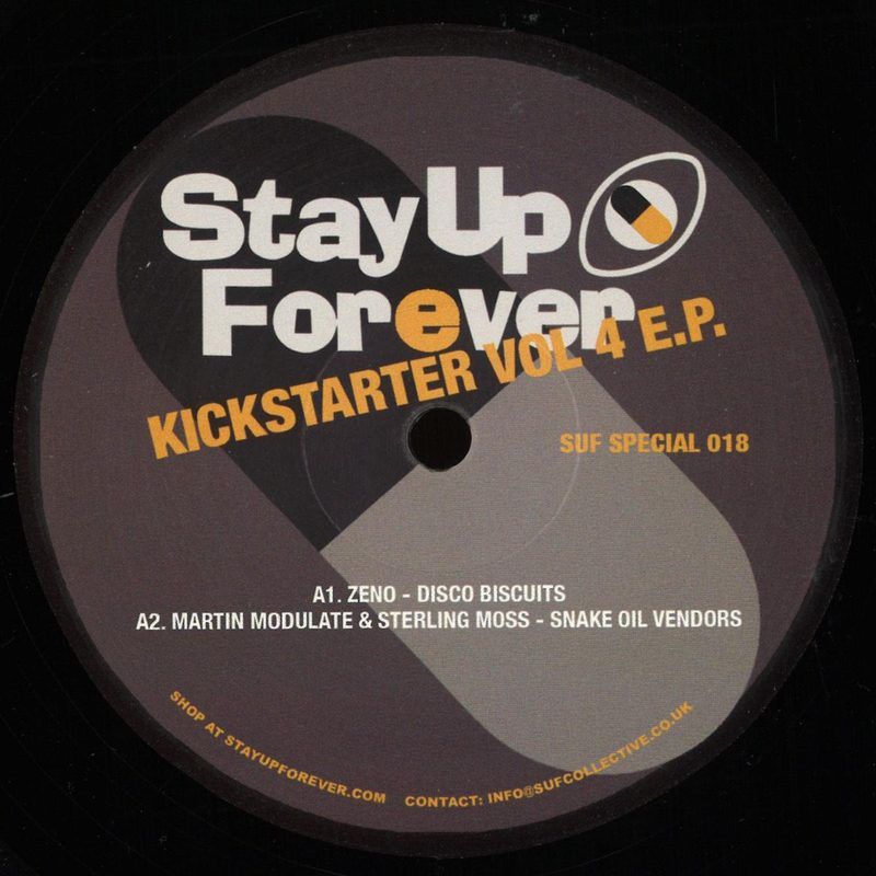 Various — Kickstarter Vol. 4 EP vinyl cover
