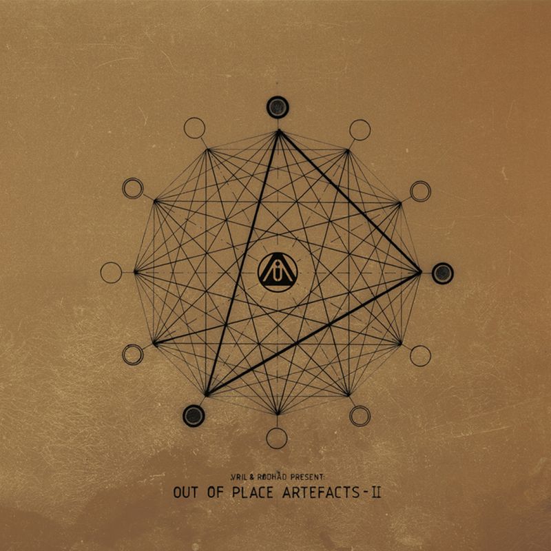 Vril, Rødhåd — Out Of Place Artefacts LP 2x12" vinyl cover