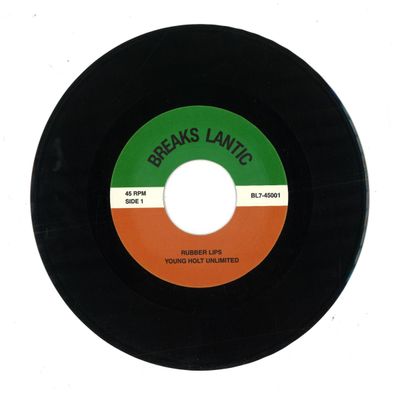 Young Holt Unlimited — Rubber lips / Bumping up Young Street (7") vinyl cover