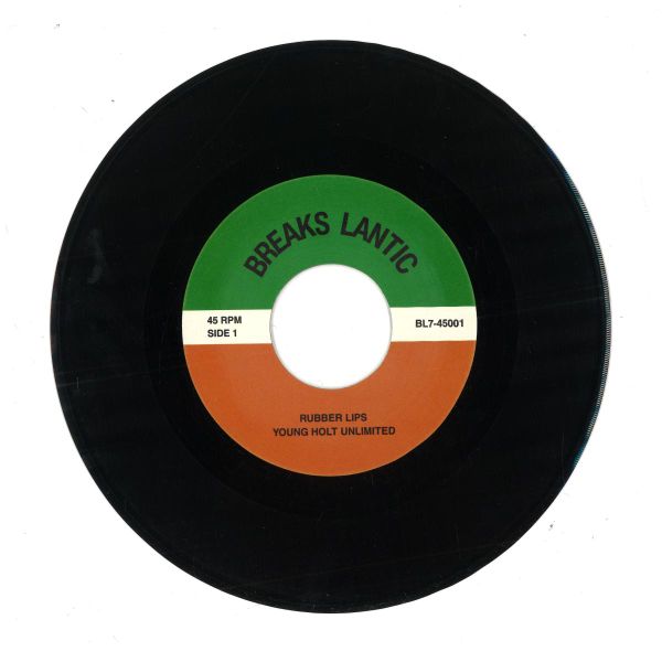 Young Holt Unlimited — Rubber lips / Bumping up Young Street (7") vinyl cover