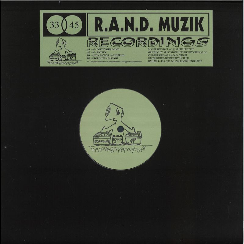 A, Stopouts, Andy Panayi — RM12015 vinyl cover