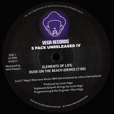 Louie Vega, Various — Vega Records 5 Pack Unreleased IV 5x12" vinyl cover