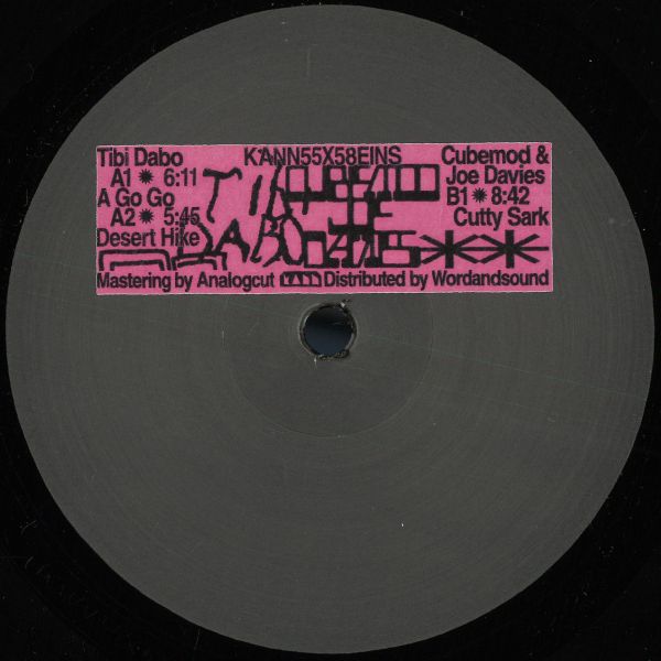 Tibi Dabo, Cubemod, Joe Davies — KANN55X58EINS vinyl cover
