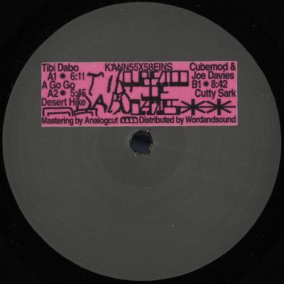 Tibi Dabo, Cubemod, Joe Davies — KANN55X58EINS vinyl cover