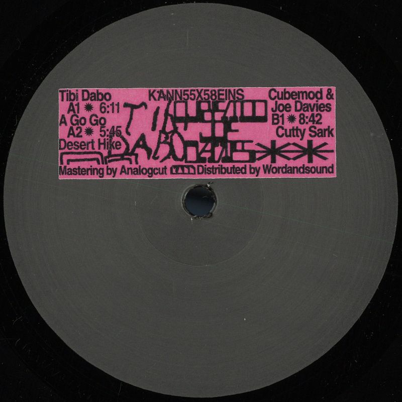 Tibi Dabo, Cubemod, Joe Davies — KANN55X58EINS vinyl cover