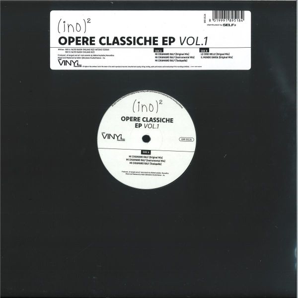 (ino)2 — opere classiche vol. 1 vinyl cover