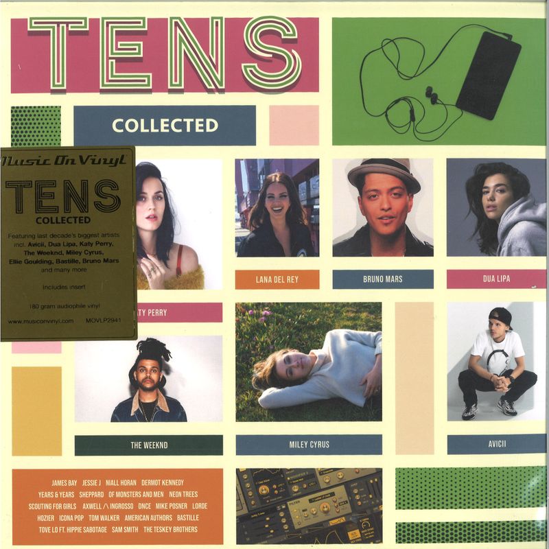 Various — Tens Collected 2x12" vinyl cover