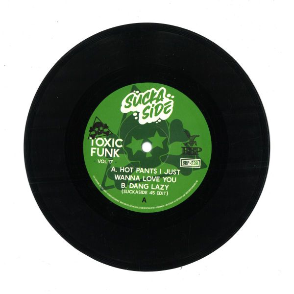 Suckaside — Toxic Funk Vol. 17 (7") vinyl cover