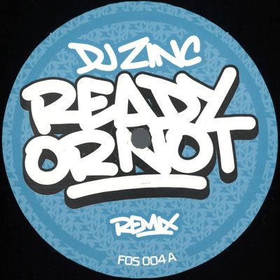 Dj Zinc — Ready or Not EP vinyl cover