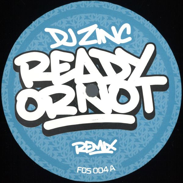 Dj Zinc — Ready or Not EP vinyl cover