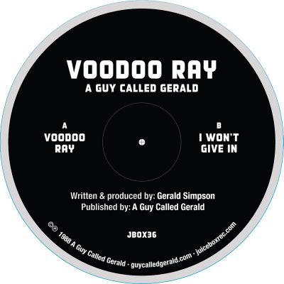 A Guy Called Gerald — Voodoo Ray EP vinyl cover