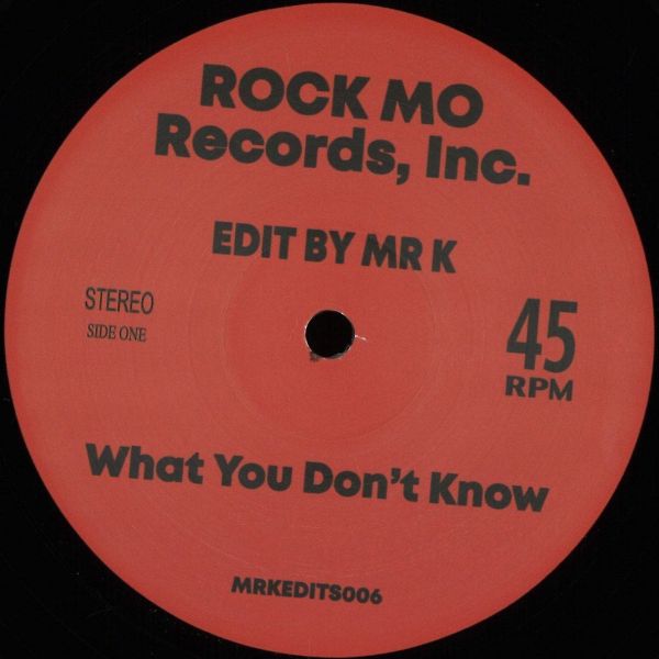 Mr K Edits — Mr K Edits, Vol. 6 vinyl cover