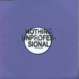 nthng, Oprofessionell — Nothng Unprofessional vinyl cover