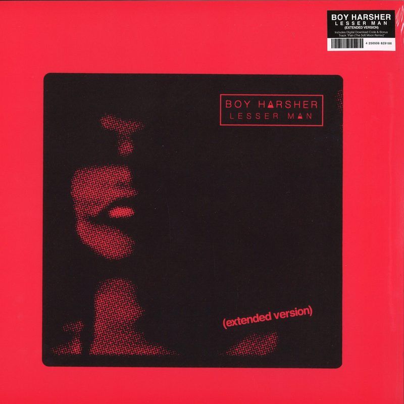 Boy Harsher — Lesser Man LP vinyl cover