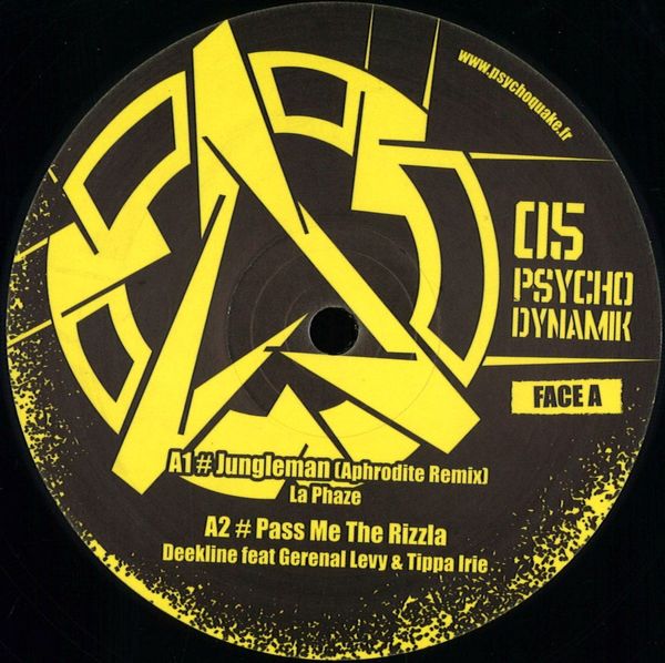 La Phaze, Aphrodite, Deekline, General Levy, Tippa Irie, Phibes, Kursiva — Psychodynamik 05 vinyl cover