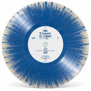 Jackson Almond — Tremors in Copper (LP, Blue White Spot ColorVinyl) vinyl cover