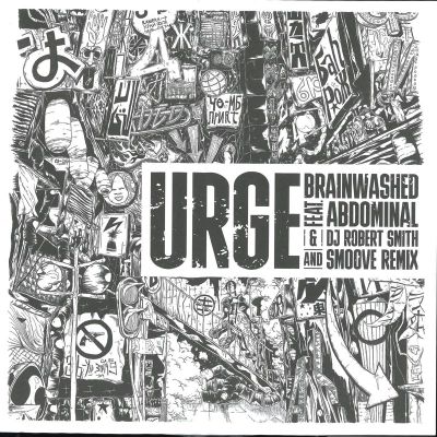 Urge, Abdominal, DJ Robert Smith — Brainwashed (incl. Rizo Print Poster) (7") vinyl cover