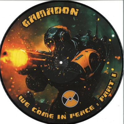 Gamadon — We Come In Peace Part I : Cyborg Samba EP vinyl cover