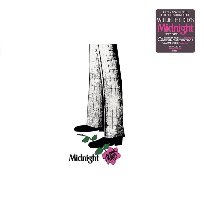 Willie The Kid, Real Bad Man — Midnight LP vinyl cover