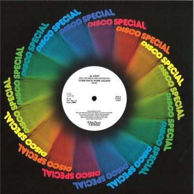 Al Kent with The Disco Love Orchestra — Come Back Home (Again) vinyl cover