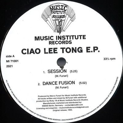 Ciao Lee Tong — Ciao Lee Tong EP vinyl cover