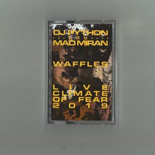 mad miran b2b DJ Python — Waffles (TAPE) vinyl cover