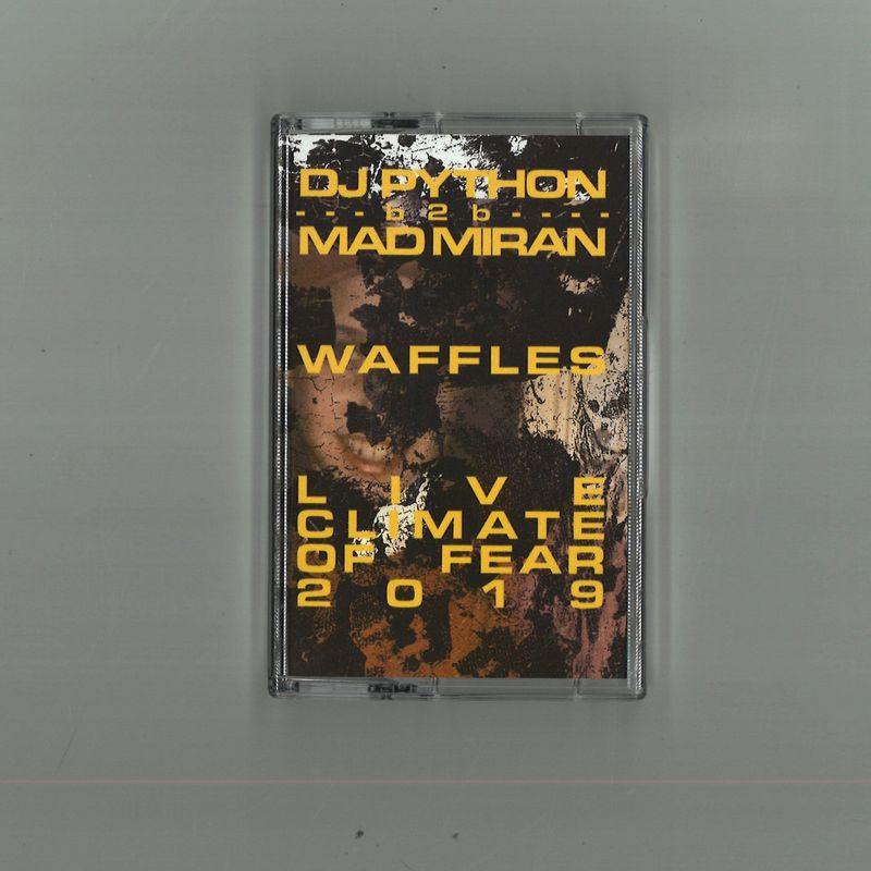 mad miran b2b DJ Python — Waffles (TAPE) vinyl cover