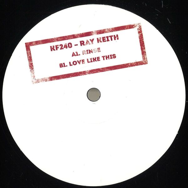 Ray Keith — Rinse EP vinyl cover