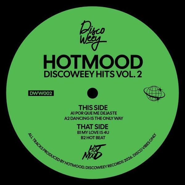 Hotmood — Discoweey Hits Vol 2 vinyl cover