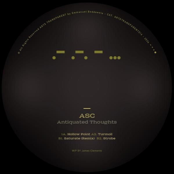 Asc — Antiquated Thoughts EP vinyl cover