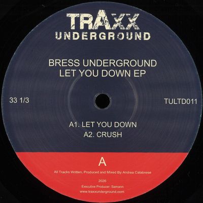 Bress Underground — Let You Down EP vinyl cover