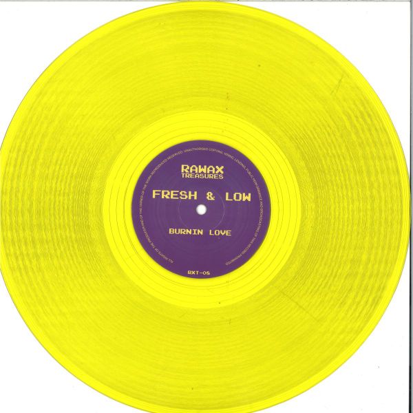 Fresh, Low — Burnin Love vinyl cover
