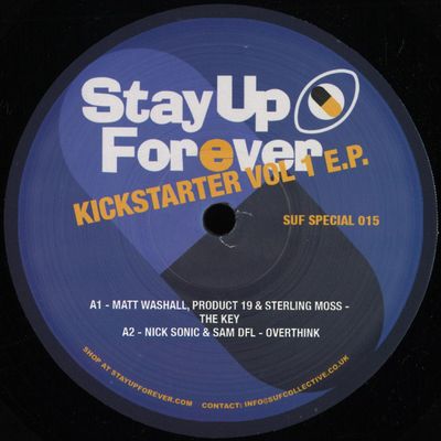 Various — Kickstarter Vol 1 E.P. vinyl cover