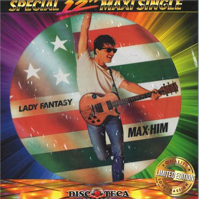 Max-Him — Lady Fantasy / No Escape vinyl cover